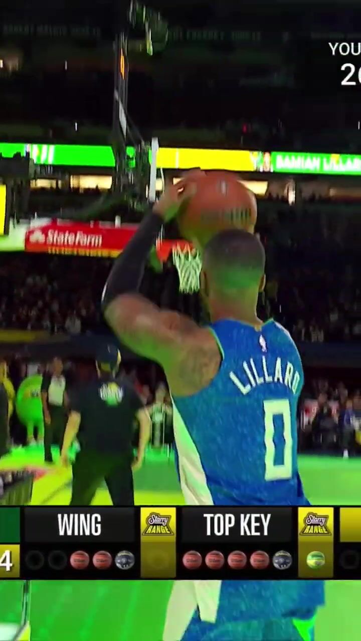 Damian Lillard's Clutch Performance in Starry3pt 1st Round
