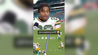 Jaire Alexander's Hilarious Take on Game-Sealing Interception and Touchdown for the Green Bay Packers
