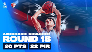 Zaccharie Risacher Dominates with 20 Points: EuroCup Round 18 Highlights