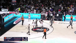 Bologna Triumphs Over Monaco in Round 26 | Highlights from the 2023-24 Turkish Airlines EuroLeague Encounter