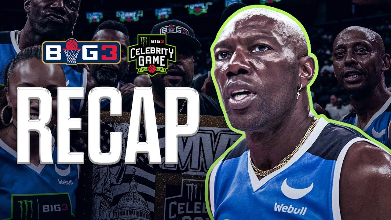 2023 BIG3 Celebrity Game Recap | Gillie Wins MVP!