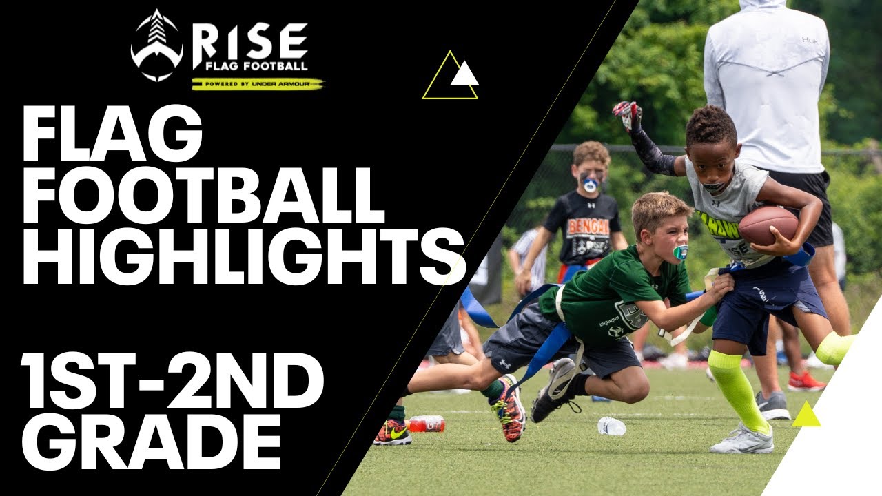 INSANE UNDER ARMOUR Rise Flag Football Highlights: 1st - 2nd grade