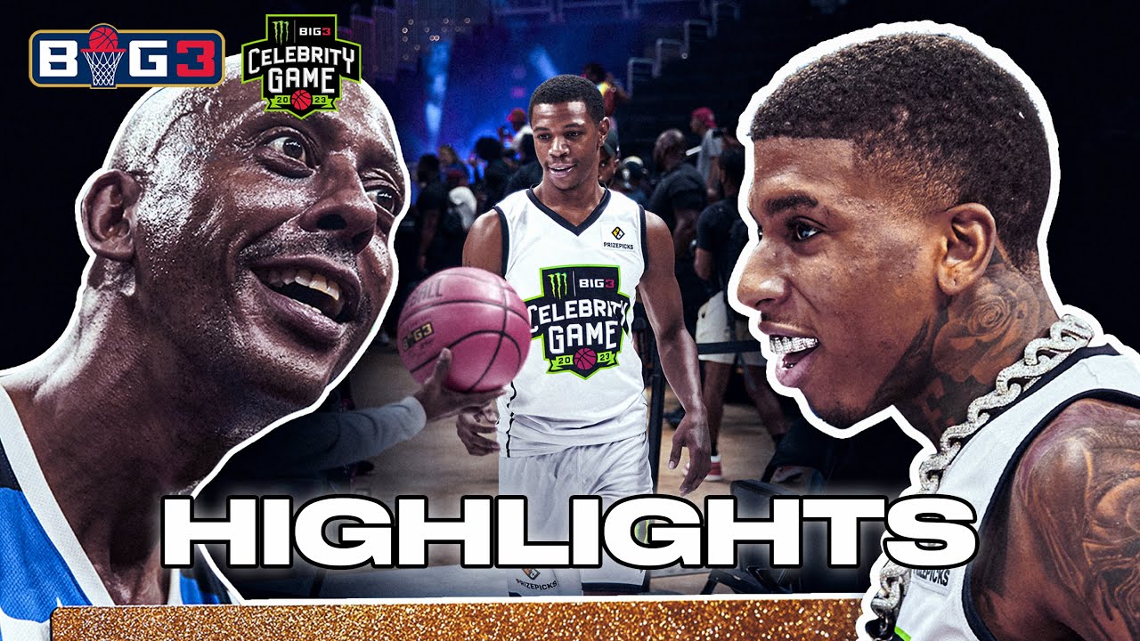 2023 BIG3 Celebrity Game Highlights | Ft. NLE Choppa, Gillie, Terell Owens & More!