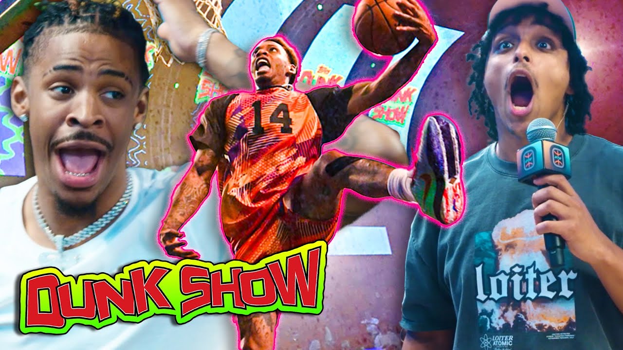 Ja Morant Watches INSANE Dunk Competition! AMP Commentates