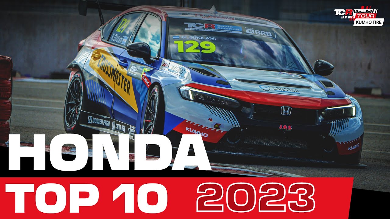 The best of Honda - Top 10 Actions | 2023 Kumho TCR World Tour