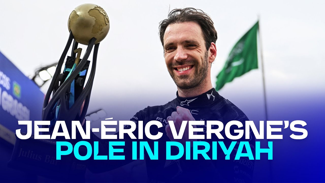 Jean-Éric Vergne takes Pole Position in Diriyah E-Prix | Formula E