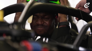 Usain Bolt drives Formula E car in Mexico!