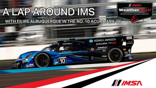 2023 IMSA Lap Around INDY's Road Course with Filipe Albuquerque