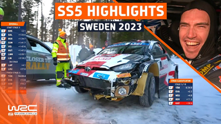 SS5 STAGE HIGHLIGHTS | WRC Rally Sweden 2023
