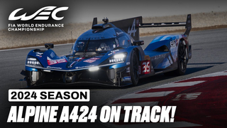Alpine A424 Hypercar Hits the Track With its 2024 livery I FIA WEC