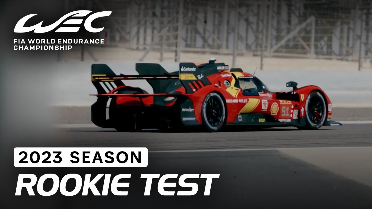 New Faces Testing New Cars I 2023 Bahrain Rookie Test I FIA WEC
