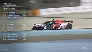 Final Three Minutes and Chequered Flag I 2023 8 Hours of Bahrain I FIA WEC