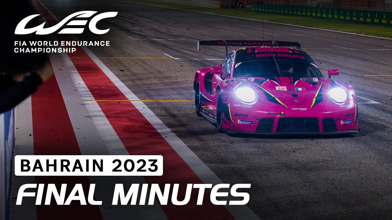 Final Three Minutes and Chequered Flag I 2023 8 Hours of Bahrain I FIA WEC