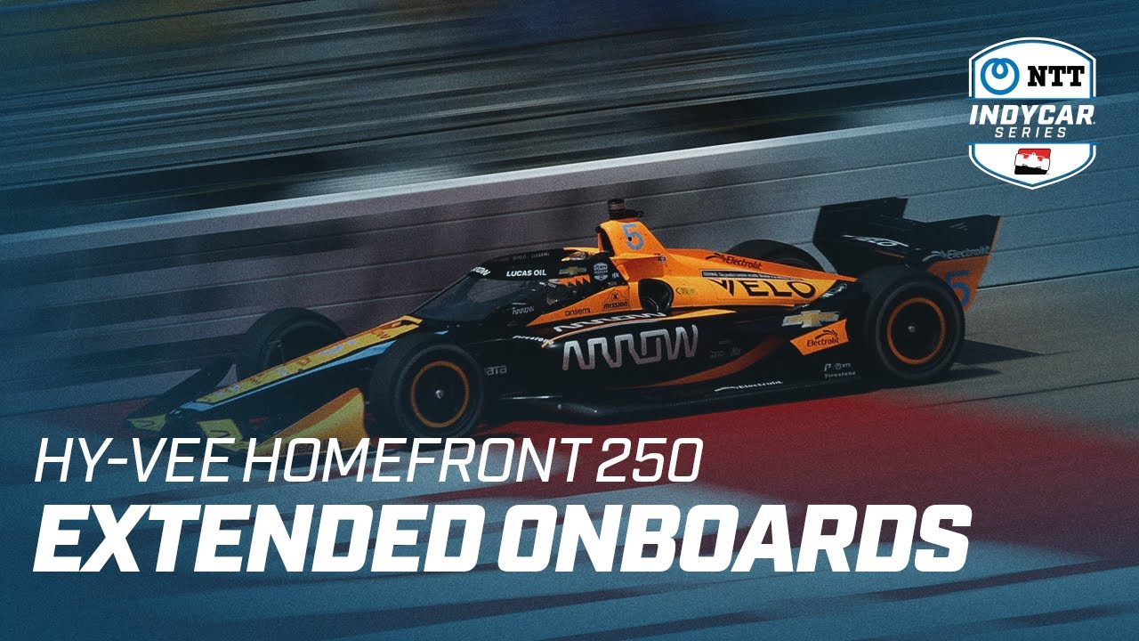 Extended Onboards // Pato O'Ward at the Hy-Vee Homefront 250