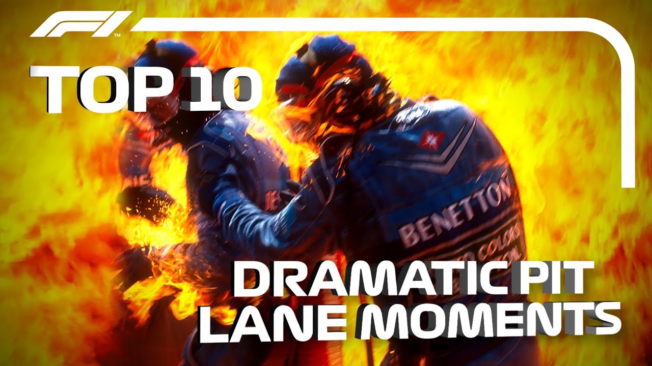 Top 10 Moments of Pit Lane Drama