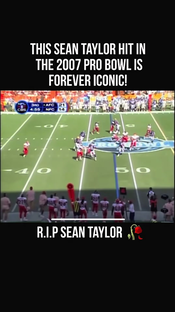 Sean Taylor would’ve been one of the all-time greats ! #seantaylor ...