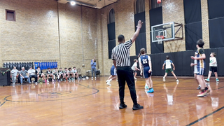 game Highlights vs north, 5 points, 5 rebounds,  1 block.