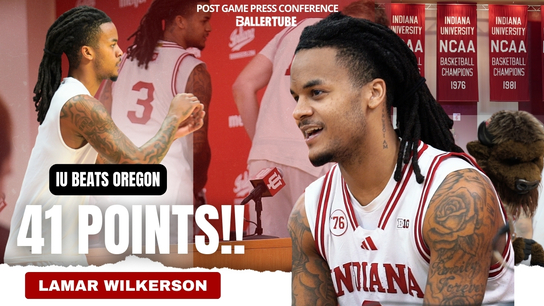 Lamar Wilkerson Drops 41 vs Oregon | Postgame Press Conference with Tucker DeVries - BallerTube Exclusive