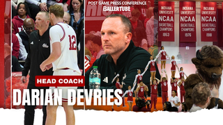 Darian DeVries Press Conference After Double Digit drumming of Oregon