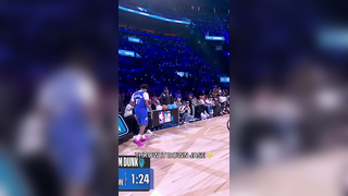 Jase Throws Down His First Dunk at the NBA Slam Dunk Contest