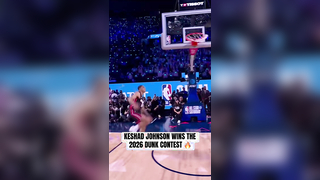 KESHAD JOHNSON IS YOUR SLAM DUNK CONTEST CHAMP #nba #basketball #nb...