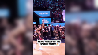 KESHAD JOHNSON IS YOUR SLAM DUNK CONTEST CHAMP #nba #basketball #nb...