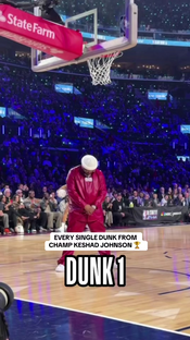 All of Keshad Johnson’s Dunks | 2026 AT&T Dunk Contest 🔥