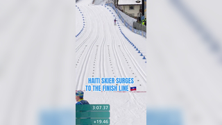 Stevenson Savart Finishes Strong for Haiti ?? | Winter Olympics Cross-Country Moment