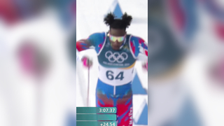 Stevenson Savart Finishes Strong for Haiti ?? | Winter Olympics Cross-Country Moment