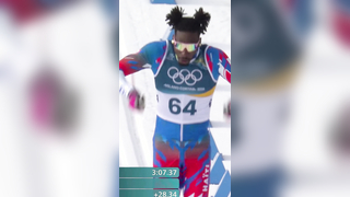 Stevenson Savart Finishes Strong for Haiti ?? | Winter Olympics Cross-Country Moment