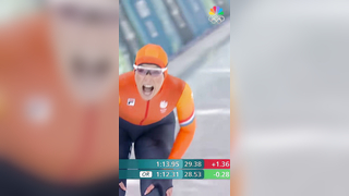 Jutta Leerdam Wins Gold for Team Netherlands ? | Olympic Speed Skating Moment
