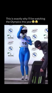 This Song Fits Perfectly ❄️ Winter Olympics Moment