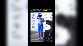 This Song Fits Perfectly ❄️ Winter Olympics Moment