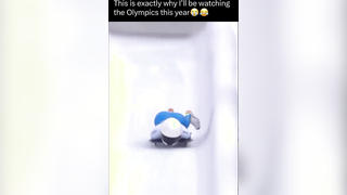 This Song Fits Perfectly ❄️ Winter Olympics Moment