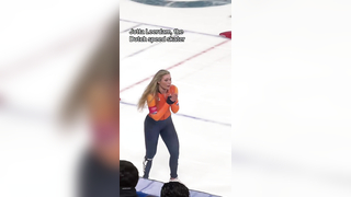 Jutta Leerdam, the Dutch speed skater. She just won gold in the women...