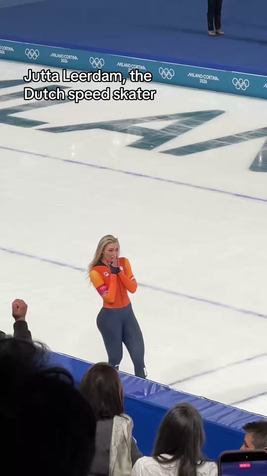 Jutta Leerdam, the Dutch speed skater. She just won gold in the women...