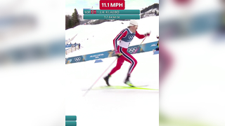 Sub-Six-Minute Mile Pace Uphill on Skis ? | Winter Olympics Speed on Display
