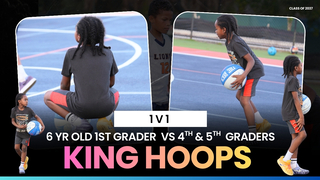 6-year-old first grader King Solomon stepped on the court with ZERO fear ??