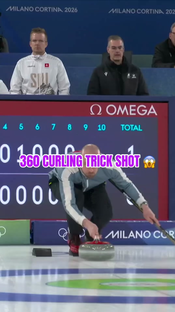 HE TURNED HIS SWAG ON. ‍ #WinterOlympics #curling #sports #swag