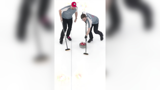 HE TURNED HIS SWAG ON. ‍ #WinterOlympics #curling #sports #swag