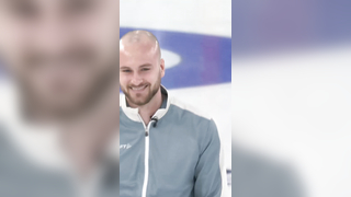 HE TURNED HIS SWAG ON. ‍ #WinterOlympics #curling #sports #swag