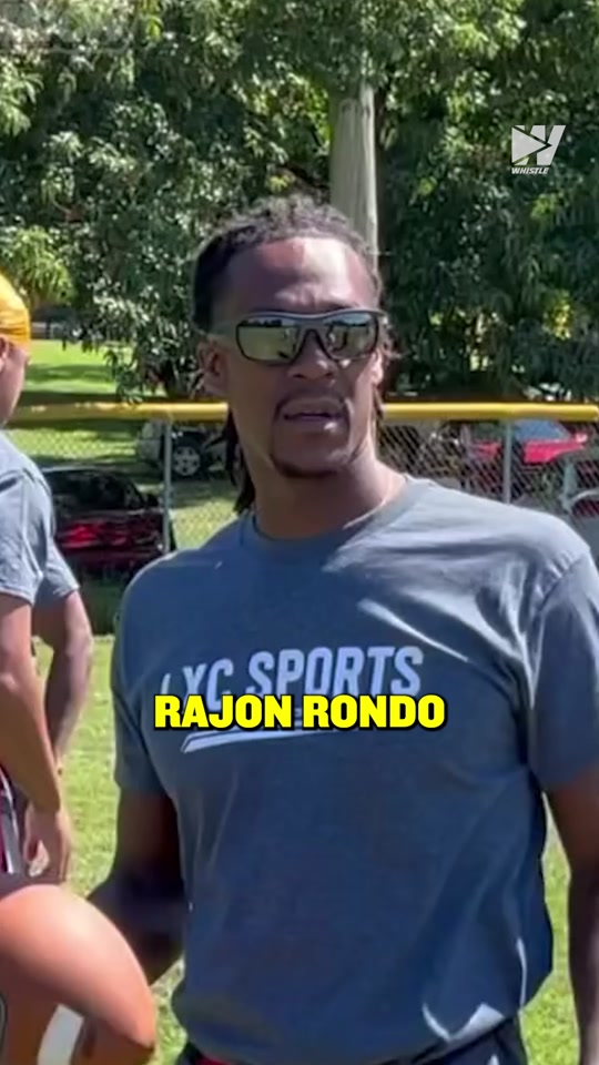 RaJon Rondo is the #1 ranked Flag Football QB in the country #rajon...