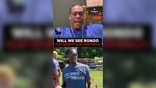 Tom Brady & Shedeur Sanders training Rajon Rondo for Olympic flag foo...