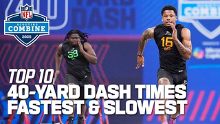 FASTEST vs SLOWEST 40s 😳🔥 | 2025 NFL Combine