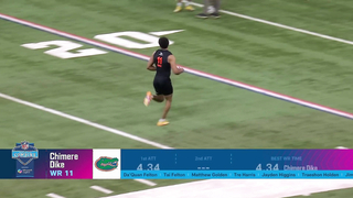 FASTEST vs SLOWEST 40s ?? | 2025 NFL Combine