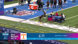 WR Speed on Display ? | Wide Receivers Run the 40 at the 2026 NFL Combine