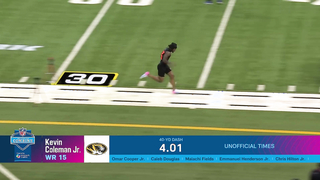 WR Speed on Display ? | Wide Receivers Run the 40 at the 2026 NFL Combine