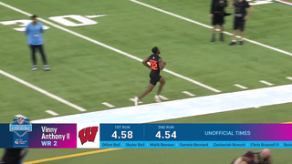 WR Speed on Display ? | Wide Receivers Run the 40 at the 2026 NFL Combine