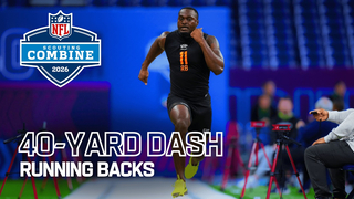 Running Backs Show Off Elite Speed 🔥 | 40-Yard Dash at the 2026 NFL Combine