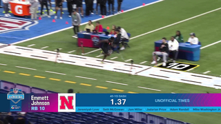 Running Backs Show Off Elite Speed ? | 40-Yard Dash at the 2026 NFL Combine